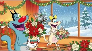 Oggy&rsquo;s Christmas Flower Surprise Goes HILARIOUS! 🌸🎄 Love, Laughs & Chaos | Funny Oggy 2D Animation