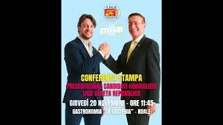 Conferenza Stampa 20 novembre - 11:45 | Noale | LIGA VENETA Repubblica | Alessio Morosin