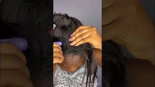 How To Safely Remove Glued Tracks From Hair.#shorts #remove