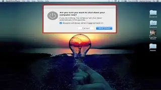 Shutting Down Mac Apple Computer