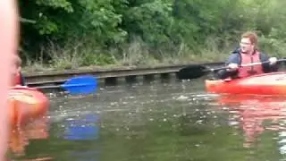 me teaching ana to row backwads