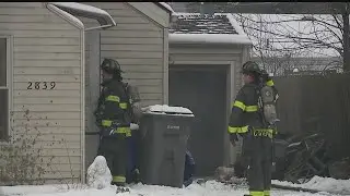 Woman taken to hospital after space heater causes Youngstown garage fire