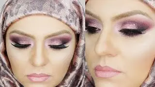 Maquillaje Exótico Arabe Con Brillo