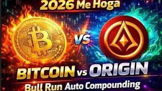 2026 Me Hoga BITCOIN vs ORIGIN Ka Bull Run I Auto-Compounding Ka Marathon I Team Widewings Live