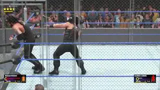 WWE:ROMAN REIGNS VS BARON CORBIN STEEL CAGE(FULL FIGHT)GAMEPLAY EDITION