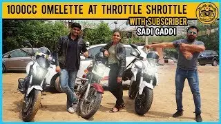 1000 cc Omellete at Throttle Shrottel Biker's Cafe | Gurugram | Sadi Gaddi