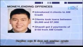 Ex-PropNex salesman charged with moneylending offences - 21Dec2012