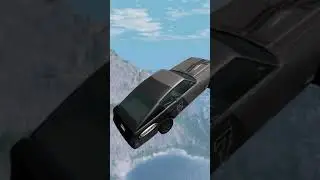 Insane Cliff Crash BeamNG Drive #shorts