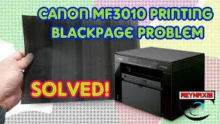 Проблема с печатью черных страниц на Canon MF3010 решена!