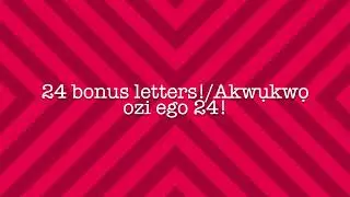 Igbo Alphabet #1