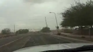 Part 1 - Dust Storm & Massive Micro Burst in the Ahwatukee Foothills in Phoenix Arizona