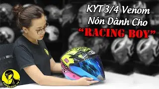 N&oacute;n 3/4 KYT Venom, CỰC PHẨM D&agrave;nh Cho C&aacute;c Bạn Y&Ecirc;U TỐC ĐỘ - Chợ Bảo Hộ