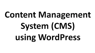 CMS | Content Management System | Wordpress