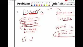 Integration by Substitution HW Help Lesson