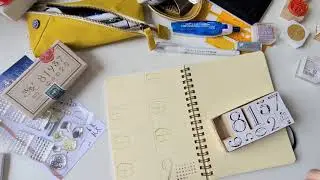 The Stationery Selection August 2020: Setting up a functional bujo spread