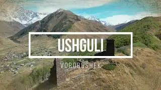 DJI Mini 3 PRO. 4K video. Ushguli, Mestia, Svaneti, Georgia