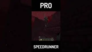 Noob vs pro speedrunner