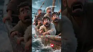 Jesus acalma a tempestade e o mar!