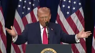 Trump gets tepid response when asking if audience doesn't mind him going off teleprompter