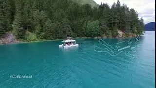 Bootstauchen am Weissensee