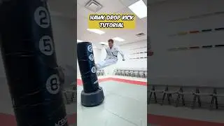 Hawk Drop Kick Tutorial #shorts #martialarts #cobrakai