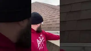 My hail damage inspection gutters