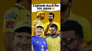 Legends Back For IPL 2026 🔥 Big Change in CSK Coaching Staffs 😱