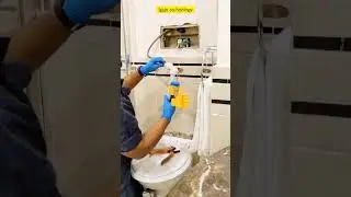 Geberit toilet secret to stop water from flowing continuously #geberit#toilet#diy #youtubeshorts