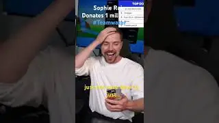 #teamwater Sophie Rain donates 1 million to team water