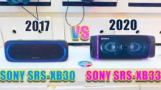 Sony SRS-XB30 VS Sony SRS-XB33 Sound Comparison