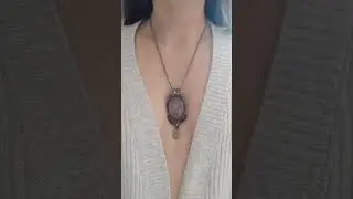 Rose quartz necklace 🌻🫶     #shorts