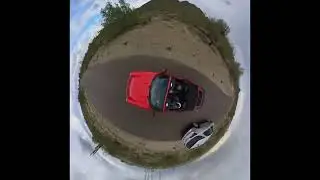 Insta360 ride in Porsche 911