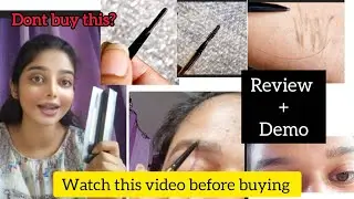 Swiss Beauty Micro Precision Eyebrow Pencil | Natural Brown | Review & Swatch #makeup #swissbeauty