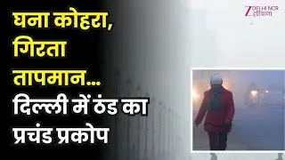 Delhi Weather  : घना कोहरा, गिरता तापमान… दिल्ली में ठंड का प्रचंड प्रकोप | Cold Wave | Zee dnh |