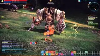 TERA Beta Gameplay - Sorcerer VS Lanok, Forgotten Destroyer