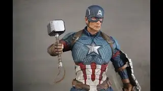 How to paint Captain America 1/6 Scale Resin Kit