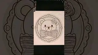 Making a new logo for my small business 🐻💕 #KooriStyle #Stationery #Drawing #Digital