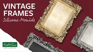 Vintage Frames Food Safe Silicone Moulds For Cakes & Crafts
