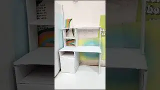 Diy Mini Study Table 😱#youtubeshorts #diy #handmade #studytable #shorts #trending #trendingshorts