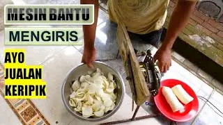 Membuat Mesin Perajang Mengiris Pisang Singkong Dengan Dinamo Bekas (DIY Slicing Machine)