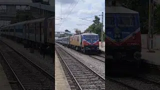 Uday express with tremendous speed 🚅🚅 #trainvideos #doubledeckerexpress #udayexpress #viralvideo