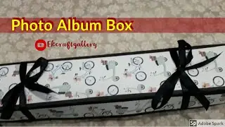 DIY Photo Album Box | Magic Gift Box Idea | Paper Craft Ideas | Ekcraftgallery