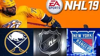 NHL 19 Season Mode: Buffalo Sabres vs New York Rangers (Xbox One HD) [1080p60FPS]