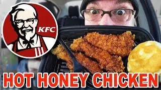 KFC 🔥🍯🍗Hot Honey Chicken Tenders | Food Review