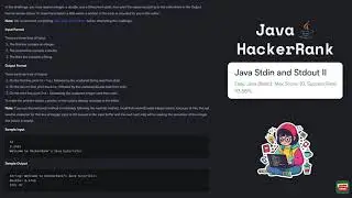 Java HackerRank | Java Stdin and Stdout (2) | No Talking