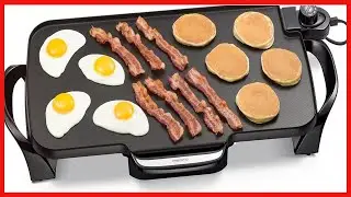 Presto 07061 22 inch Electric Griddle With Removable Handles, Black, 22 inch