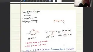 Effect of Hydrogen Bonding on IR Peak Values & Shapes