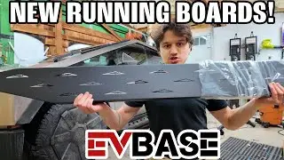 Cybertruck Running Boards Install From EVBASE!