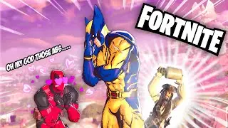 DEADPOOL & WOLVERINE PLAY FORTNITE! FUNNY FORTNITE MOMENTS!