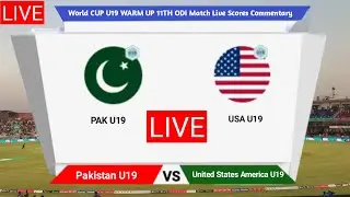 PTV SPORTS LIVE | PAKISTAN U19 VS USA U19 LIVE | PAK U19 VS USA U19 LIVE | WC U19 SCORES COMMENTARY